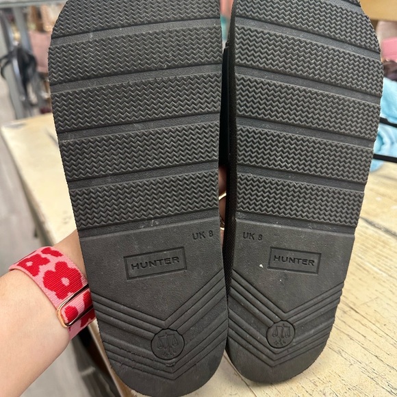 Hunter Black Original Moulded Slides – Women’s Size 10 (Men’s UK 8) - Picture 4 of 7